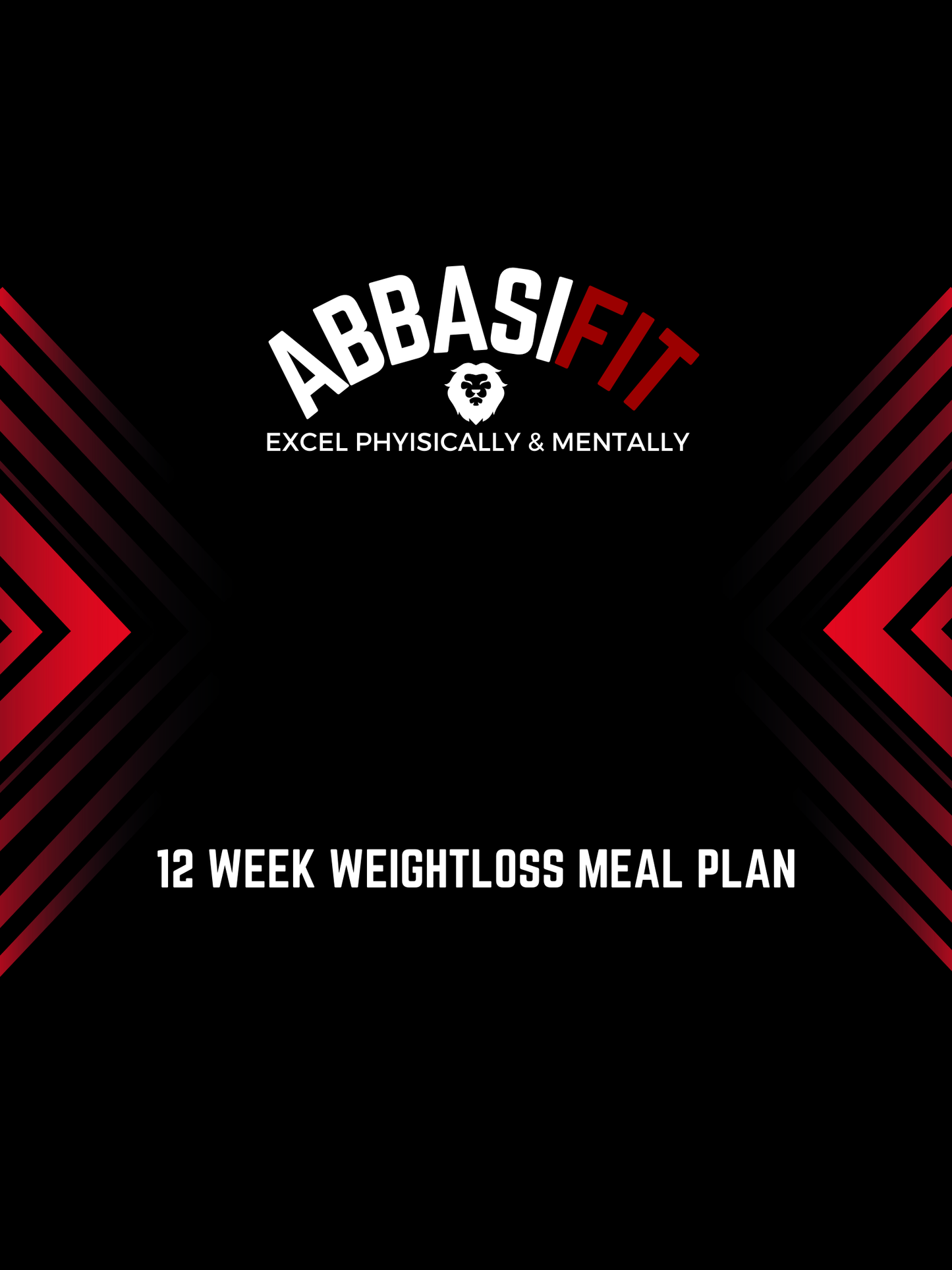 12 Week Weightloss Meal Plan